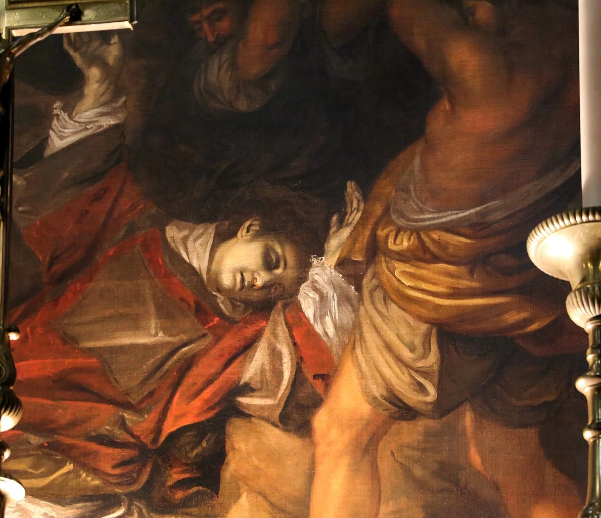 Martirio di santo Stefano - chiesa di Santo Stefano, Casale Monferrato, dettaglio